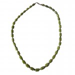 Irish Connemara Marble Necklace - Barrel Beads with 4 Province Spacers