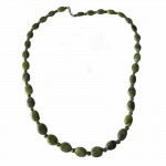 Irish Connemara Marble Necklace - Oval Beads