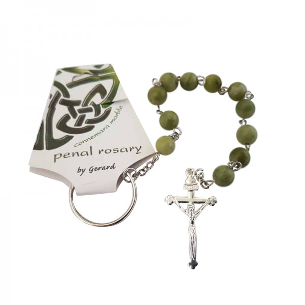 Single Decade Rosary - Connemara Marble