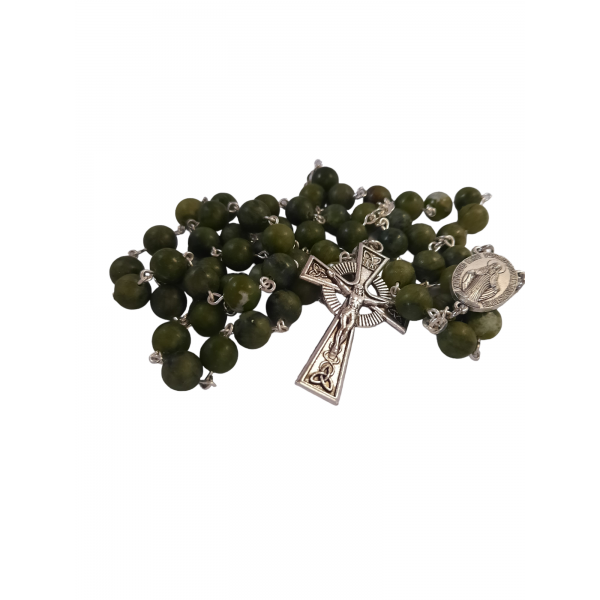 Irish Rosary Beads - Connemara Marble