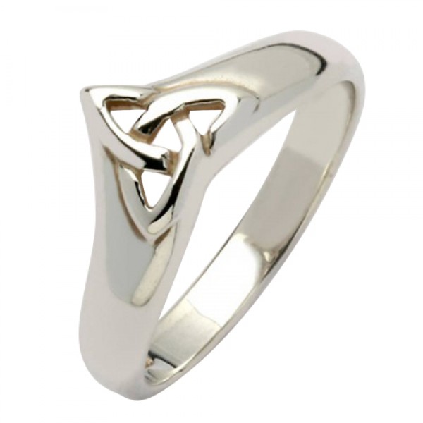Irish Silver Trinity Knot Ring