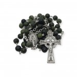 Irish Rosary Beads - Connemara Marble 8mm