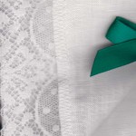 Irish Linen Womans Handkerchief - Lace Edge - 2 Pack