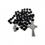 Irish Made Obsidian Black Rosary Beads 8mm