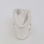 Sterling Silver Irish Harp Charm for Pandora style Bracelet