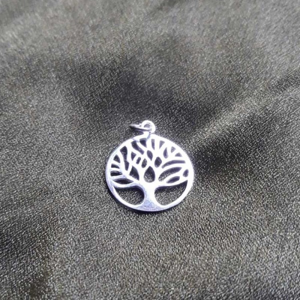 Tree of Life Pendant Necklace - Sterling Silver - Small