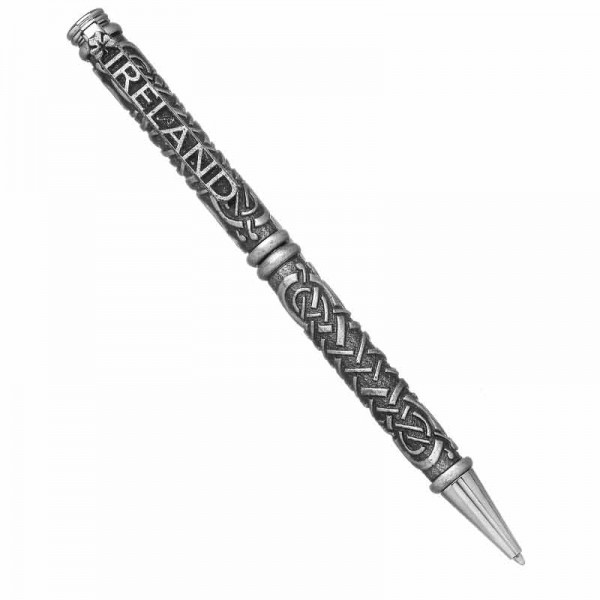 Irish Made Pewter Pen - Celtic Design