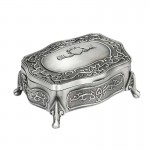 Irish Pewter Jewellery Box - Claddagh - Large