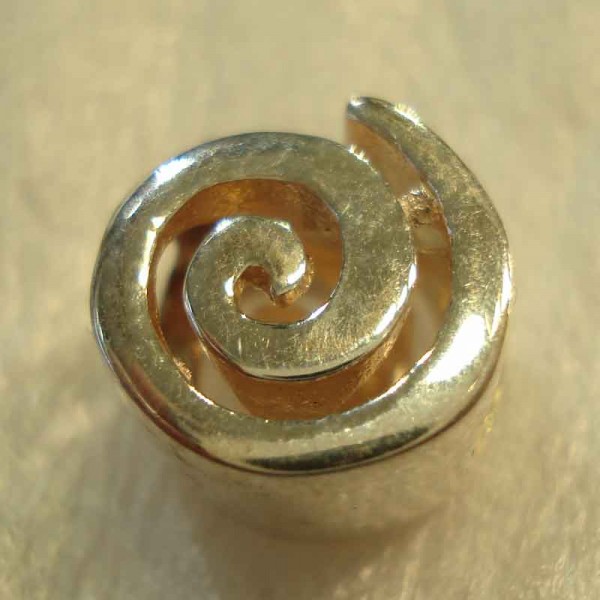 Sterling Silver Celtic Spiral Charm for Pandora style Bracelet